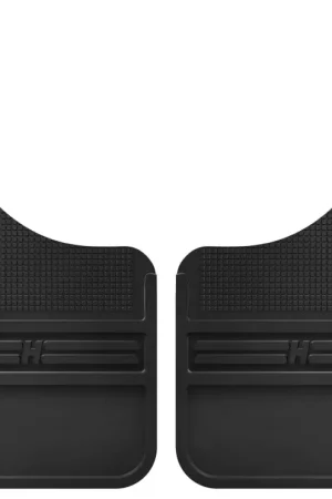 Husky Liners Universal 12in Wide Black Rubber Front Mud Flaps w/o Weight Buy Online