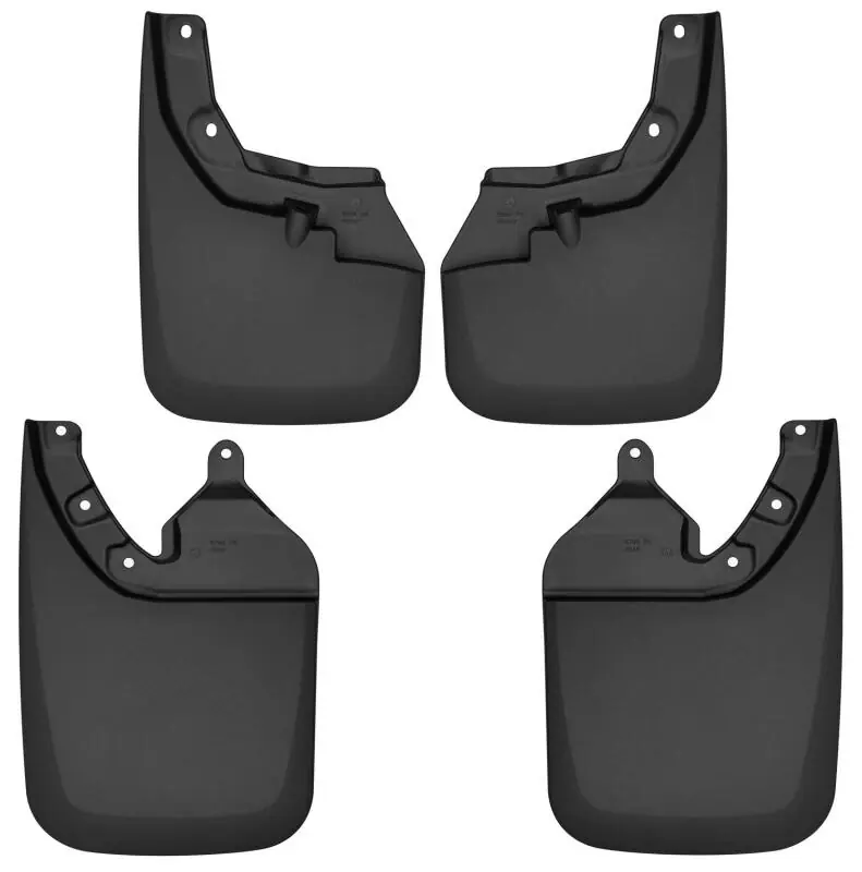 Husky Liners 16-22 Toyota Tacoma w/ OE Fender Flares Front and Rear Mud Guards - Black Genuine