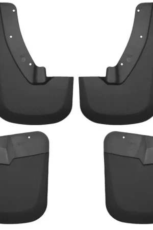 New Release Husky Liners 09-17 Dodge Ram 1500/2500 Both w/ OE Fender Flares Front and Rear Mud Guards - Black