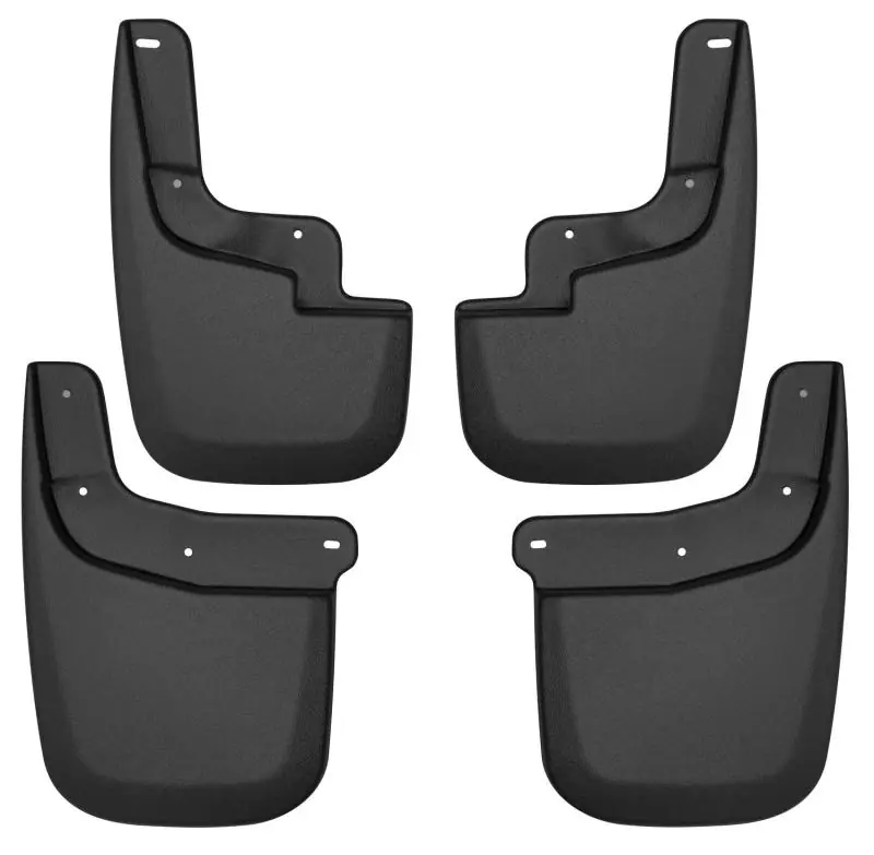 Luxury Husky Liners 15-22 Chevy Colorado w/o Flares (Excl. ZR2) Front and Rear Mud Guards - Black