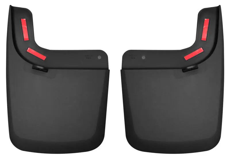 Husky Liners 17 Ford F-250 Super Duty / F-350 Super Duty Rear Mud Guards (w/ Flares) Black Crafted