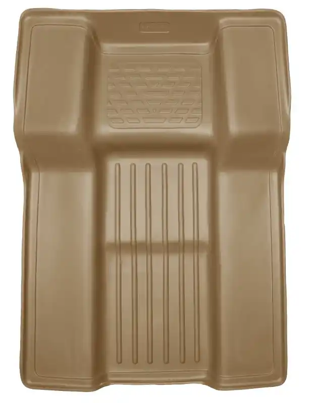 Husky Liners 07-10 GM Escalade/Tahoe/Yukon WeatherBeater Tan Walkway (2nd Row Bucket) Floor Liners While Supplies Last