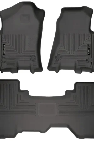 Husky Liners 19 Dodge Ram 1500 Quad Cab Weatherbeater Black Front & 2nd Seat Floor Liners Buy Today