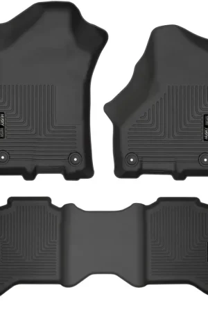 Husky Liners 19-21 Ram 2500/3500 Crew Cab Weatherbeater Black Front & 2nd Seat Floor Liners Shop Now