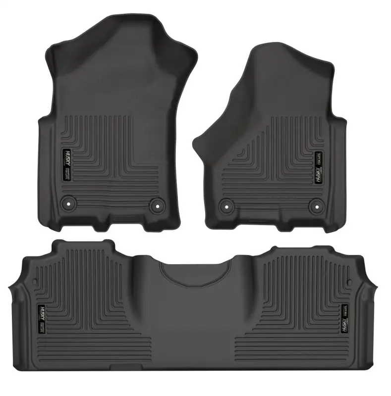 Husky Liners 19-21 RAM 2500/3500 Mega Cab Weatherbeater Front and 2nd Seat Floor Liners - Black Exclusive Offer