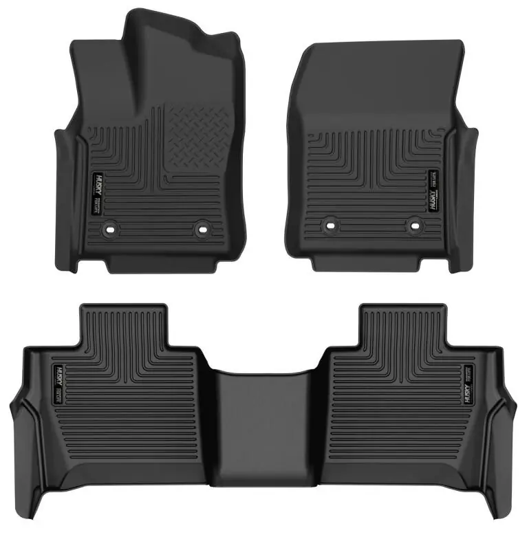 Husky Liners 23-24 Toyota Sequoia WeatherBeater Front & Second Row Floor Liners - Black Final Sale