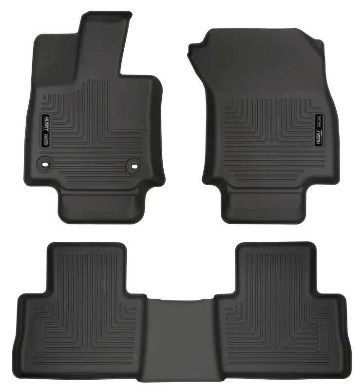 Best Price Husky Liners 2019 Toyota RAV4 Weatherbeater Black Front & 2nd Seat Floor Liners