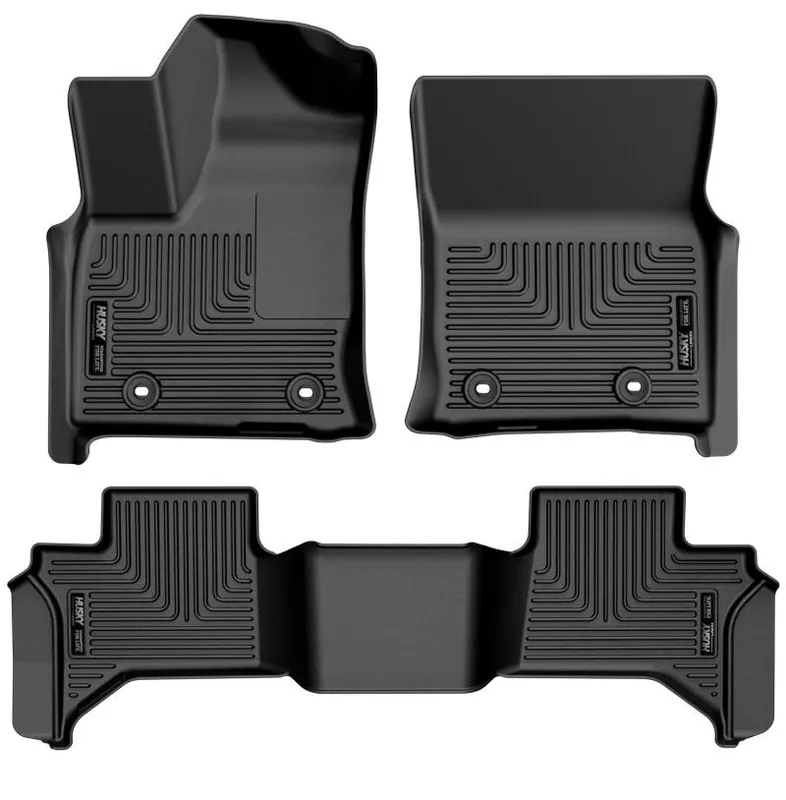 Husky Liners 22-23 Lexus LX600 Weatherbeater Front & Second Seat Floor Liners - Black Next Day Delivery