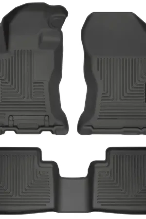 Brand New Husky Liners 2019 Subaru Forester Weatherbeater Black Front & 2nd Seat Floor Liners