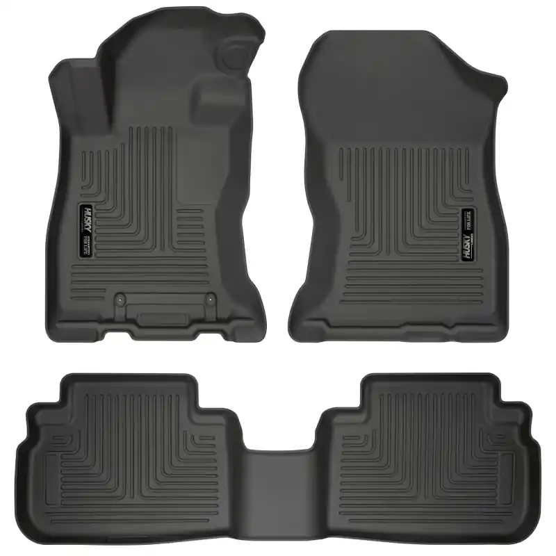 Brand New Husky Liners 2019 Subaru Forester Weatherbeater Black Front & 2nd Seat Floor Liners