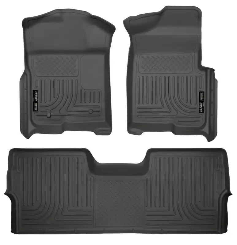 Husky Liners 09-12 Ford F-150 Super Crew Cab WeatherBeater Combo Black Floor Liners Fresh Stock