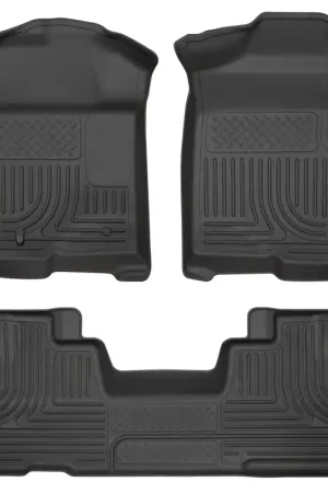 Big Sale Husky Liners 09-12 Ford F-150 Super Cab WeatherBeater Combo Black Floor Liners