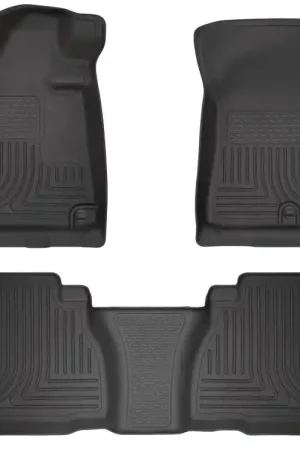 Reduced Price Husky Liners 07-11 Toyota Tundra Double/CrewMax Cab WeatherBeater Combo Black Floor Liners