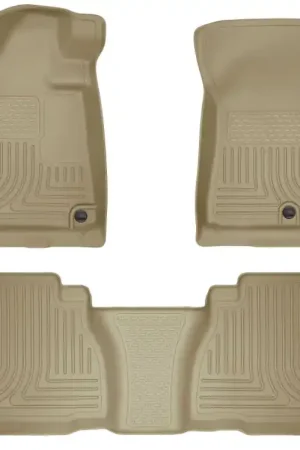 Husky Liners 2012 Toyota Tundra Double/CrewMax Cab WeatherBeater Combo Tan Floor Liners Luxury