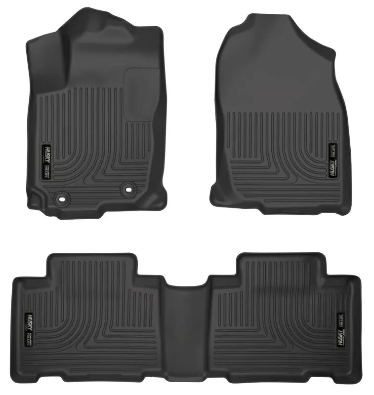 Husky Liners 13 Toyota RAV4 Weatherbeater Black Front & 2nd Seat Floor Liners Fan Favorite