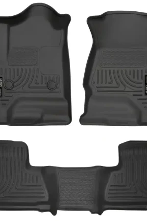 Husky Liners 2015 Chevy/GMC Tahoe/Yukon WeatherBeater Combo Black Floor Liners Hot Deal