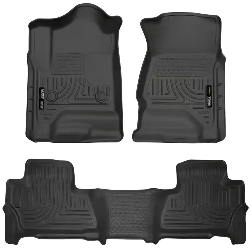 Husky Liners 2015 Chevy/GMC Tahoe/Yukon WeatherBeater Combo Black Floor Liners Hot Deal