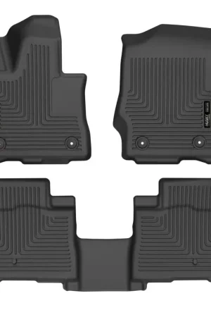 Husky Liners 20-21 Lincoln Aviator w 2nd Row Bench/Buckets Weatherbeater Front/2nd Seat Liners - BLK Viral