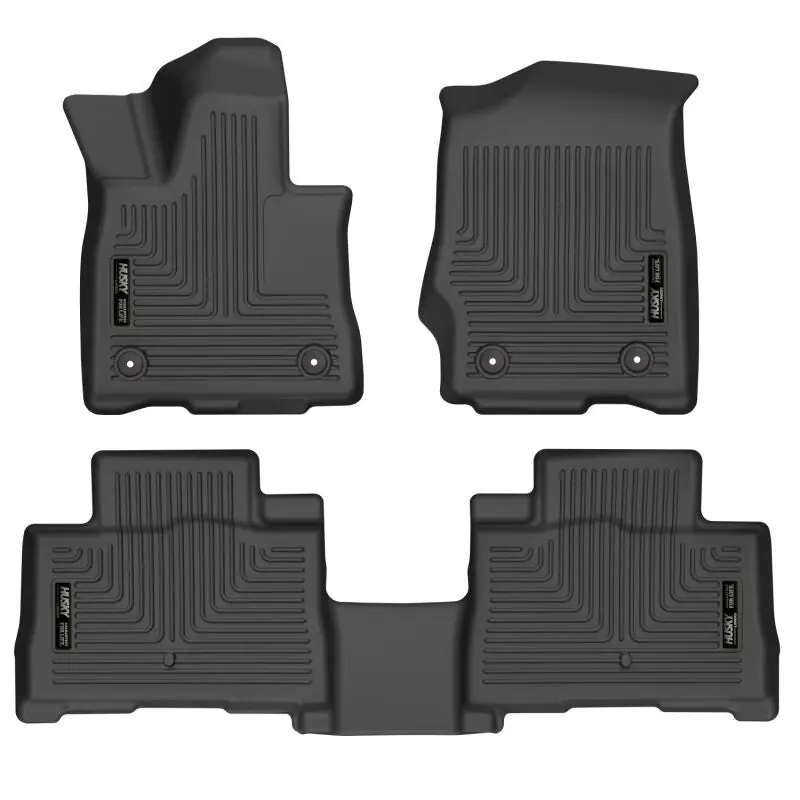 Husky Liners 20-21 Lincoln Aviator w 2nd Row Bench/Buckets Weatherbeater Front/2nd Seat Liners - BLK Viral