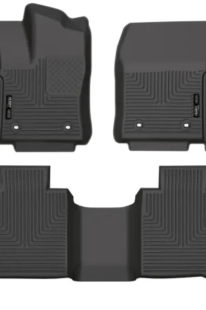 Markdown Husky Liners 2022 Toyota Tundra WeatherBeater CC CrewMax Front & 2nd Seat Floor Liner - Blk