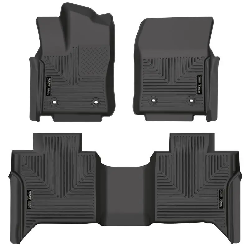 Markdown Husky Liners 2022 Toyota Tundra WeatherBeater CC CrewMax Front & 2nd Seat Floor Liner - Blk