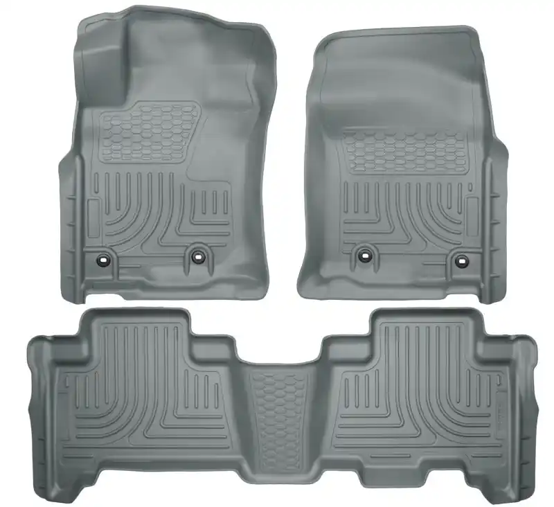 Exclusive Offer Husky Liners 2013 Toyota 4Runner WeatherBeater Grey Front & 2nd Seat Floor Liners