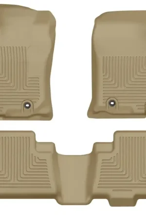Husky Liners 2013 Toyota 4Runner WeatherBeater Tan Front & 2nd Seat Floor Liners Budget