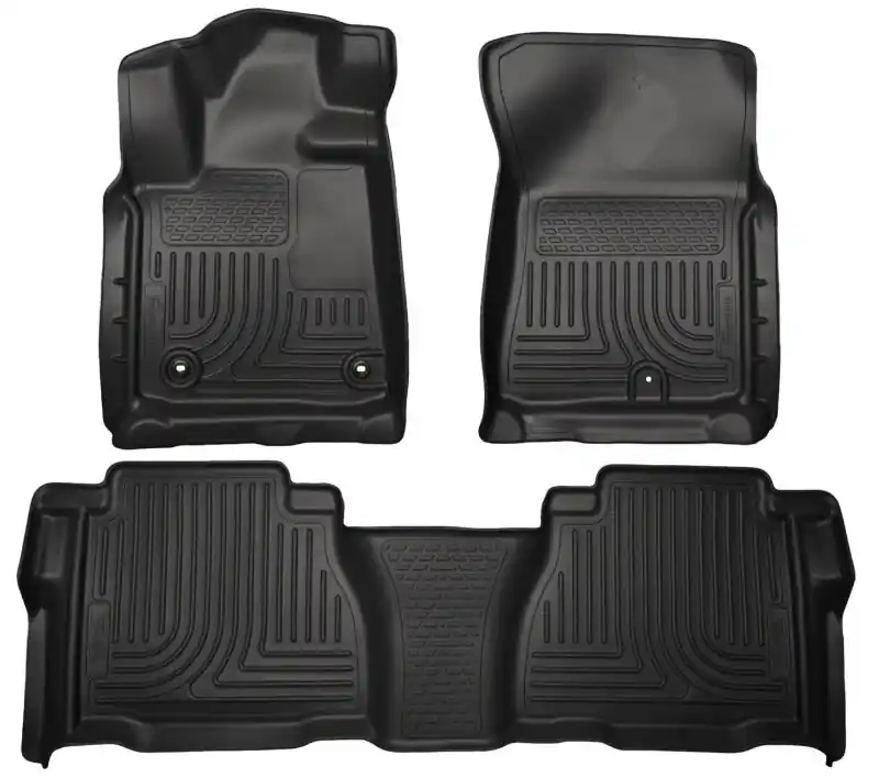 Husky Liners 12-13 Toyota Tundra Weatherbeater Black Front & 2nd Seat Floor Liners Best Choice