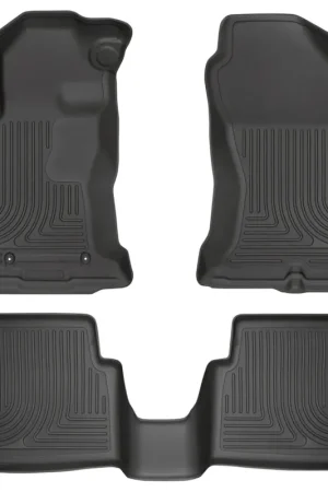 Place Order Husky Liners 2017 Subaru Impreza Weatherbeater Black Front & 2nd Seat Floor Liners