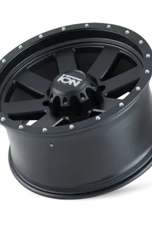 Bargain ION Type 134 18x9 / 5x139.7 BP / 0mm Offset / 108mm Hub Matte Gunmetal/Black Beadlock Wheel