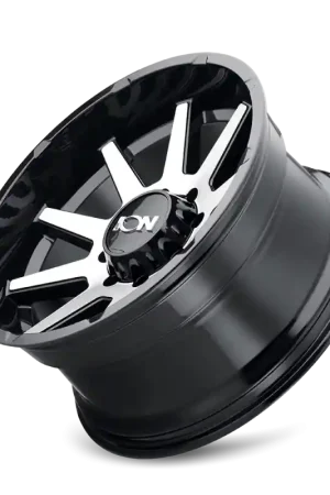 Authentic ION Type 143 20x10 / 8x165.1 BP / -19mm Offset / 125.2mm Hub Black/Machined Wheel