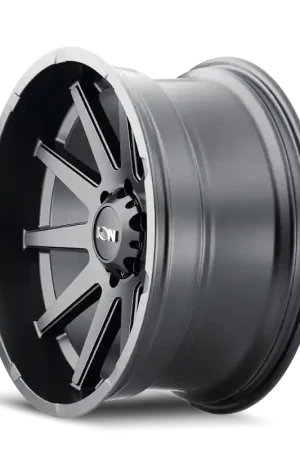 Brand New ION Type 143 17x9 / 6x139.7 BP / -12mm Offset / 106mm Hub Matte Black Wheel