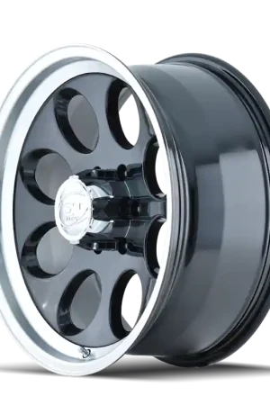 Brand New ION Type 171 17x9 / 8x170 BP / 0mm Offset / 130.8mm Hub Black/Machined Wheel