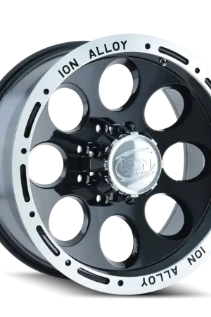 Brand New ION Type 174 17x9 / 5x114.3 BP / 0mm Offset / 83.82mm Hub Black/Machined Wheel