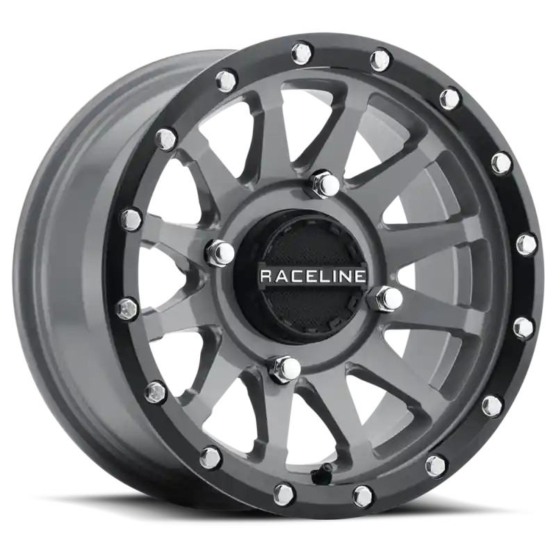 Kansei A95SG Trophy 14x7in / 4x156 BP / 10mm Offset / 132.5mm Bore - Grey & Black Lip Wheel Seasonal Sale