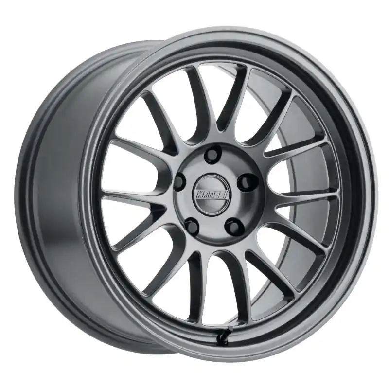 Kansei K13G Corsa 18x9.5in / 5x114.3 BP / 22mm Offset / 73.1mm Bore - Gunmetal Wheel Brand New
