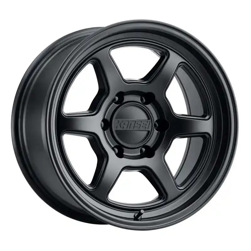 Low Price Kansei K14MB Roku 17x8.5in / 5x127 BP / 0mm Offset / 78.1mm Bore - Matte Black Wheel