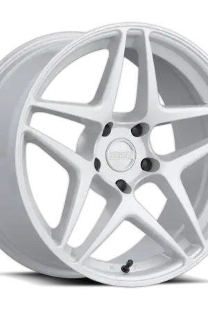 Affordable Kansei K15W Astro 18x9.5in / 5x100 BP / 22mm Offset / 73.1mm Bore - Gloss White Wheel