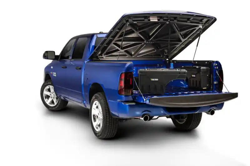 Luxury UnderCover 17-20 Ford F-250/F-350 Drivers Side Swing Case - Black Smooth