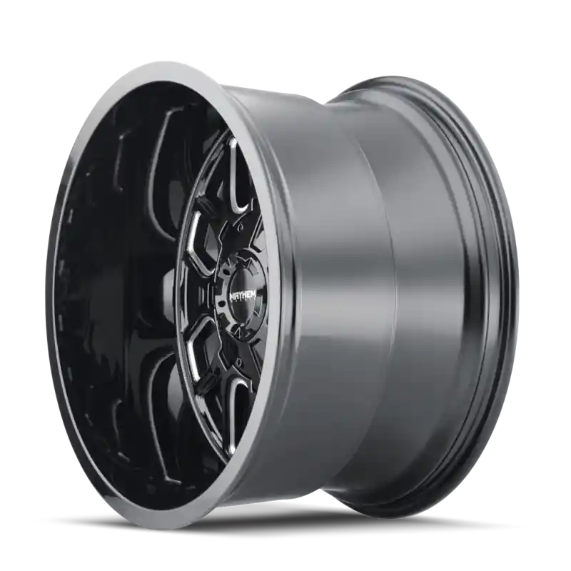 Mayhem 8107 Cogent 20x9 / 5x127 BP / 0mm Offset / 87.1mm Hub Black w/ Milled Spokes Wheel New Release